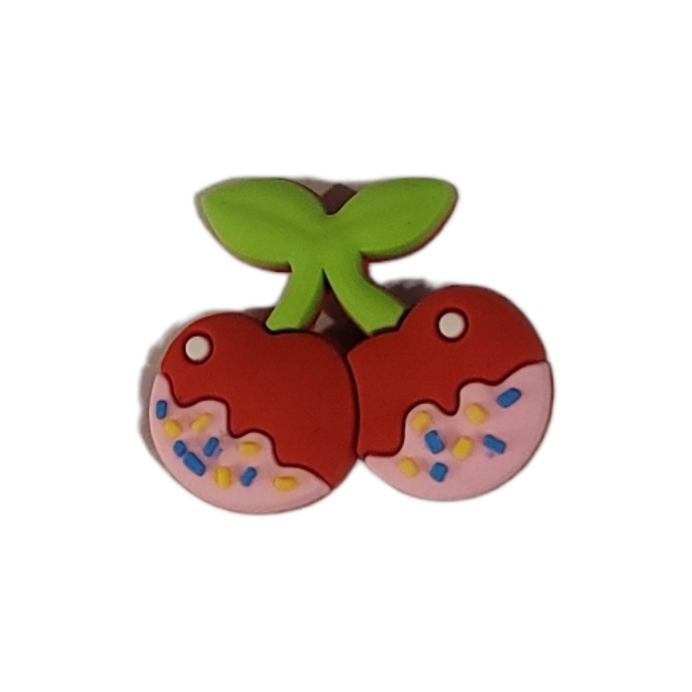 Dipped Cherries Croc Charm